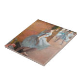 Edgar Degas - dansers die een trap beklimmen Tegeltje (Zijkant)