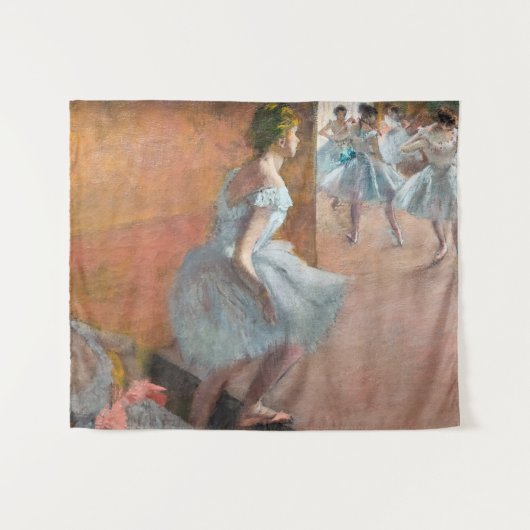 Edgar Degas - dansers die een trap beklimmen Wandkleed (Voorkant (horizontaal))