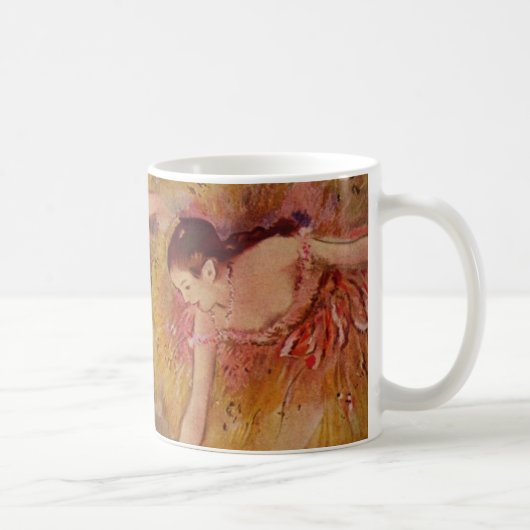 Edgar Degas dansers die Mok naar beneden buigen (Rechts)