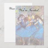 Edgar Degas - dansers in blauw - balletdanslang Kaart (Voorkant / Achterkant)