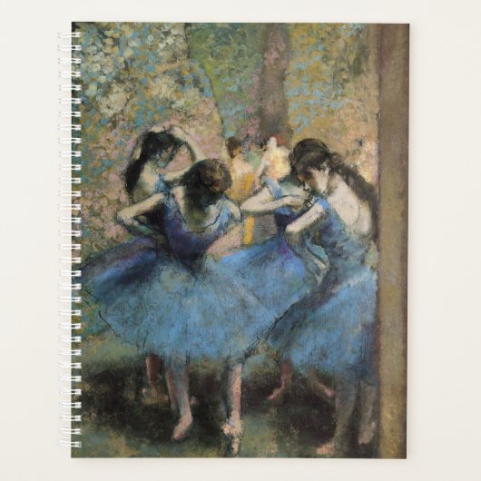 Edgar Degas - dansers in blauw Planner (Voorkant)
