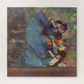Edgar Degas dansers in Blue Impressionism Fine Art Legpuzzel (Horizontaal)