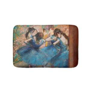 Edgar Degas - Dansers in het blauw Badmat