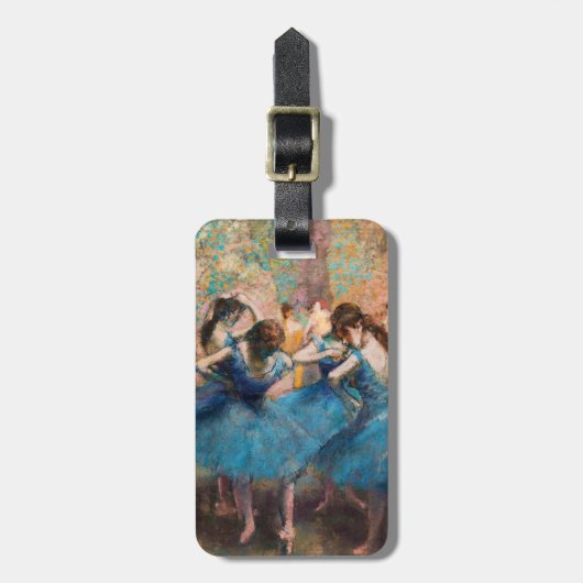 Edgar Degas - Dansers in het blauw Bagagelabel (Voorkant verticaal)