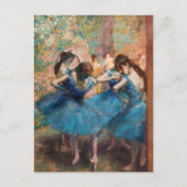 Edgar Degas - Dansers in het blauw Briefkaart (Voorkant)