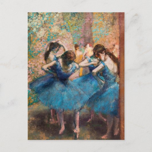 Edgar Degas - Dansers in het blauw Briefkaart (Voorkant)