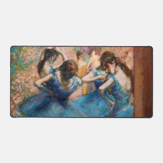 Edgar Degas - Dansers in het blauw Bureaumat (Voorkant)