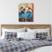 Edgar Degas - Dansers in het blauw Canvas Afdruk (Insitu (Slaapkamer))