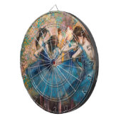 Edgar Degas - Dansers in het blauw Dartbord (Voorkant Rechts)