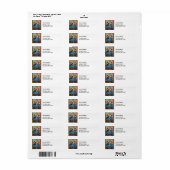 Edgar Degas - Dansers in het blauw Etiket (Full Sheet)