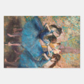 Edgar Degas - Dansers in het blauw Inpakpapier Vel (Voorkant)
