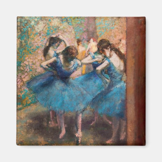 Edgar Degas - Dansers in het blauw Magneet (Voorkant)