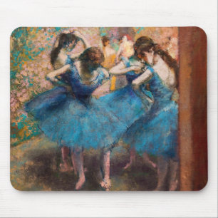 Edgar Degas - Dansers in het blauw Muismat