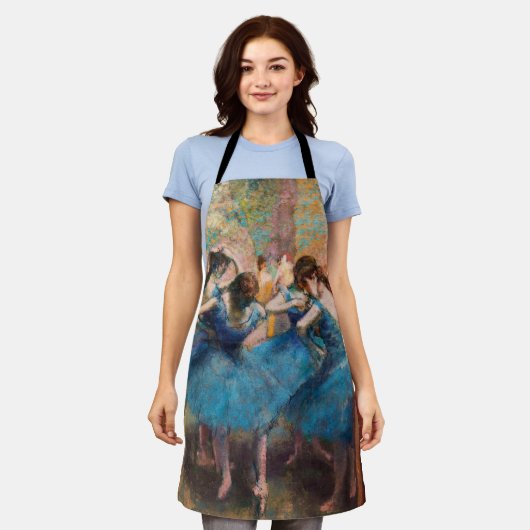 Edgar Degas - Dansers in het blauw Schort (Gedragen)