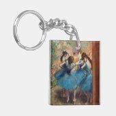 Edgar Degas - Dansers in het blauw Sleutelhanger (Voorkant Links)