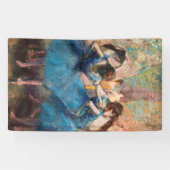 Edgar Degas - Dansers in het blauw Spandoek (Horizontaal)