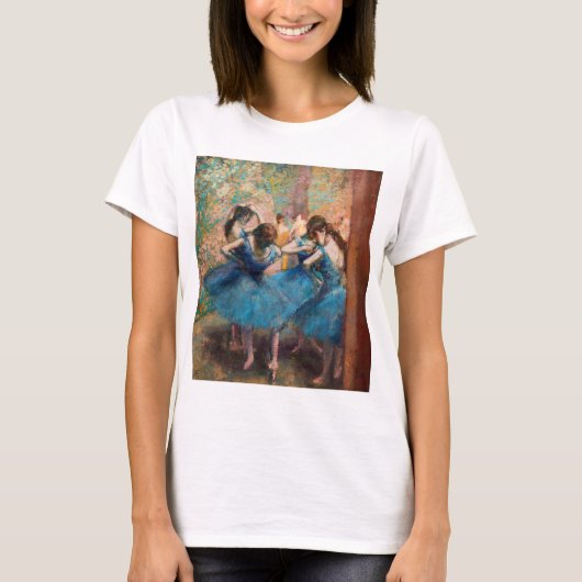 Edgar Degas - Dansers in het blauw T-shirt (Voorkant)