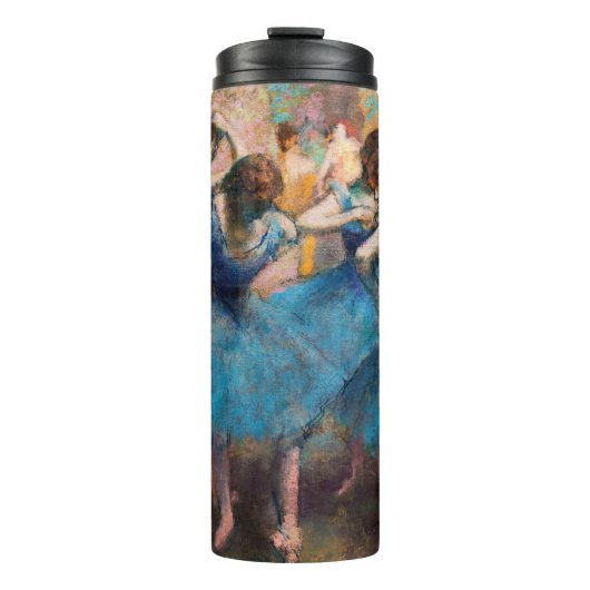 Edgar Degas - Dansers in het blauw Thermosbeker (Voorkant)