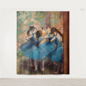 Edgar Degas - Dansers in het blauw Wandkleed (Voorkant)