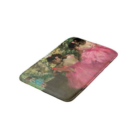 Edgar Degas - dansers in roze Badmat (Gekanteld)