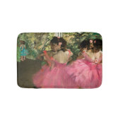 Edgar Degas - dansers in roze Badmat (Voorkant)