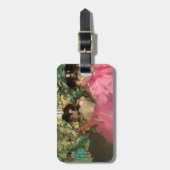 Edgar Degas - dansers in roze Bagagelabel (Voorkant verticaal)