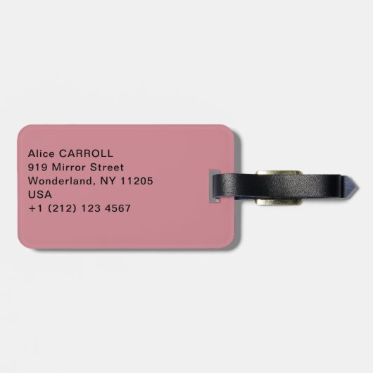 Edgar Degas - dansers in roze Bagagelabel (Achterkant horizontaal)