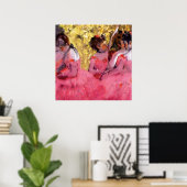 Edgar Degas - Dansers in Roze - Ballet Dansliefheb Poster (Thuiskantoor)
