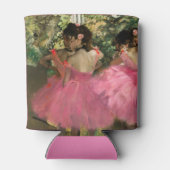 Edgar Degas - dansers in roze Blikjeskoeler (Achterkant)