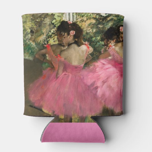 Edgar Degas - dansers in roze Blikjeskoeler (Achterkant)