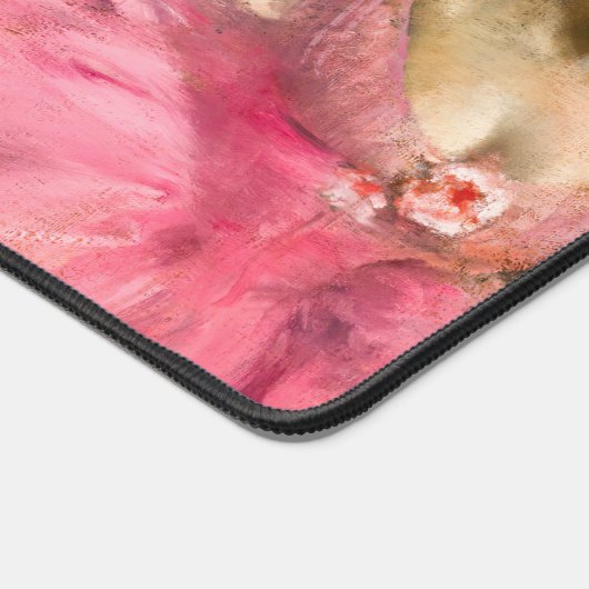 Edgar Degas - dansers in roze Bureaumat (Hoek)