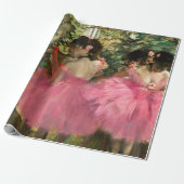 Edgar Degas - Dansers in roze Cadeaupapier (Uitgerold)