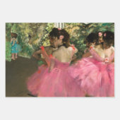 Edgar Degas - dansers in roze Inpakpapier Vel (Voorkant)
