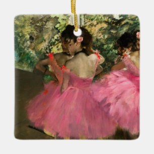 Edgar Degas - dansers in roze Keramisch Ornament