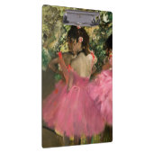 Edgar Degas - dansers in roze Klembord (Rechts)