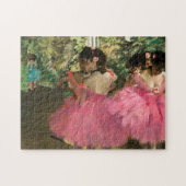 Edgar Degas - Dansers in roze Legpuzzel (Horizontaal)