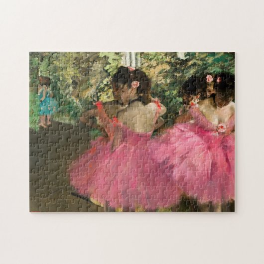 Edgar Degas - Dansers in roze Legpuzzel (Horizontaal)