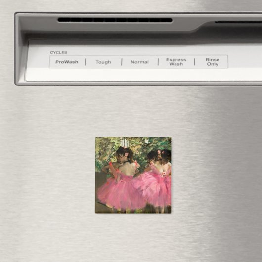 Edgar Degas - dansers in roze Magneet (Insitu (Vaatwasser))