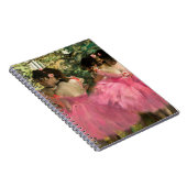 Edgar Degas - dansers in roze Notitieboek (Rechterzijde)