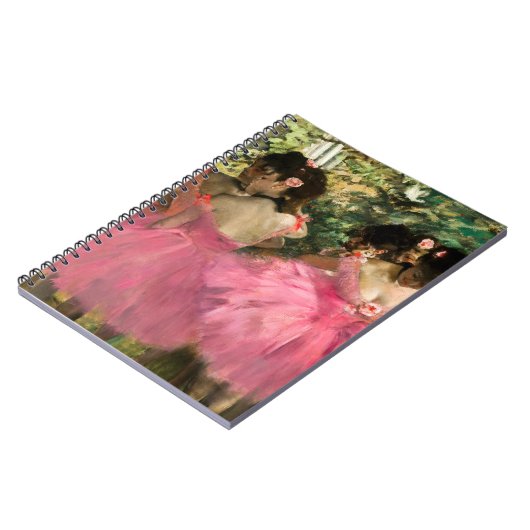 Edgar Degas - dansers in roze Notitieboek (Linkerzijde)