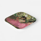 Edgar Degas - dansers in roze Papieren Bordje (Gebogen)