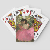 Edgar Degas - dansers in roze Pokerkaarten (Achterkant)