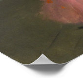 Edgar Degas - dansers in roze Poster (Hoek)