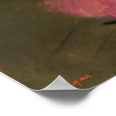 Edgar Degas - Dansers in roze Poster (Hoek)