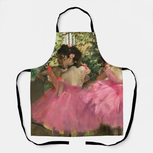 Edgar Degas - dansers in roze Schort (Voorkant)