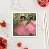 Edgar Degas - dansers in roze Servet (Insitu)