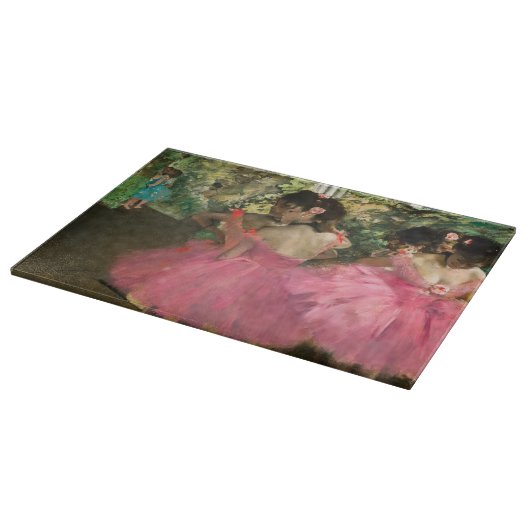 Edgar Degas - dansers in roze Snijplank (Hoek)