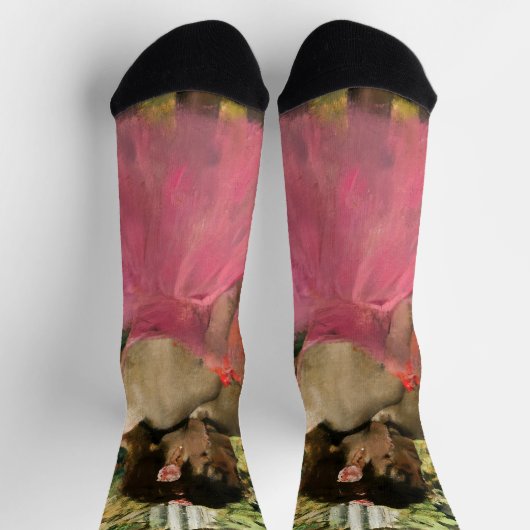 Edgar Degas - dansers in roze Sokken (Top)