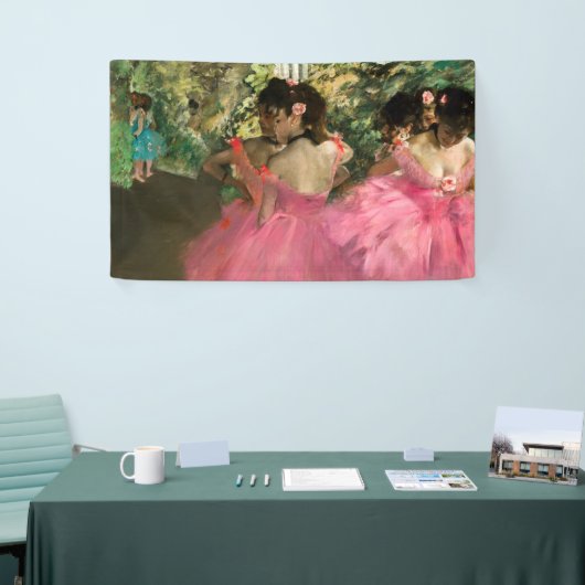 Edgar Degas - dansers in roze Spandoek (Beurs)
