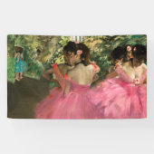 Edgar Degas - dansers in roze Spandoek (Horizontaal)